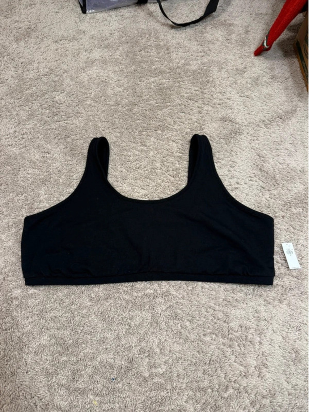 NWT Old Navy Active PowerChill Light Support Sports Bra Black Size 4X